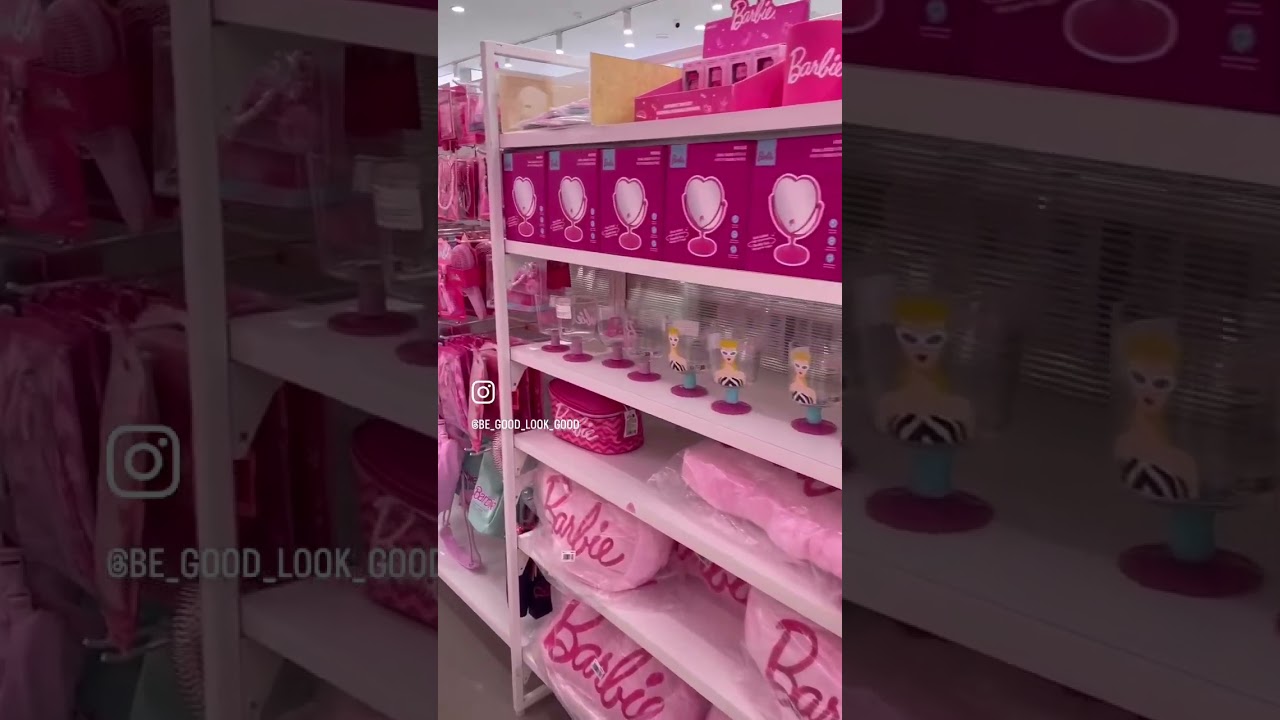 Miniso x Barbie collection - cute girlies go grab your new cute handbags at #miniso #barbie #pink