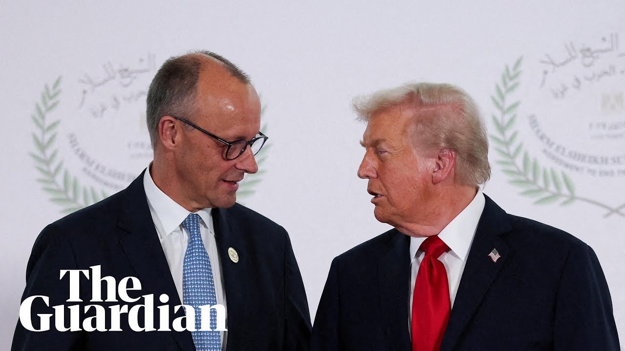Donald Trump and Friedrich Merz hold a bilateral meeting in the Oval Office – watch live