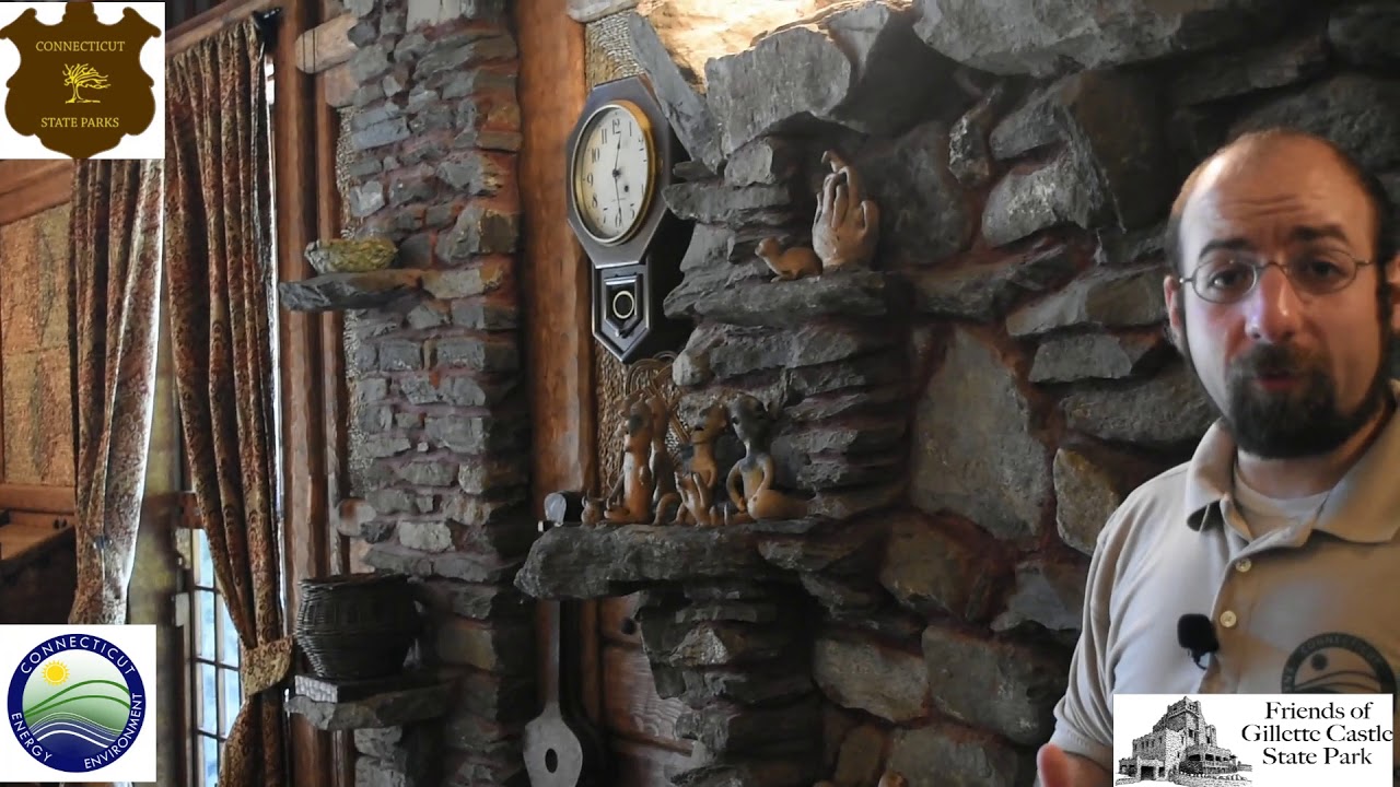 Touring the Great Hall of Gillette Castle