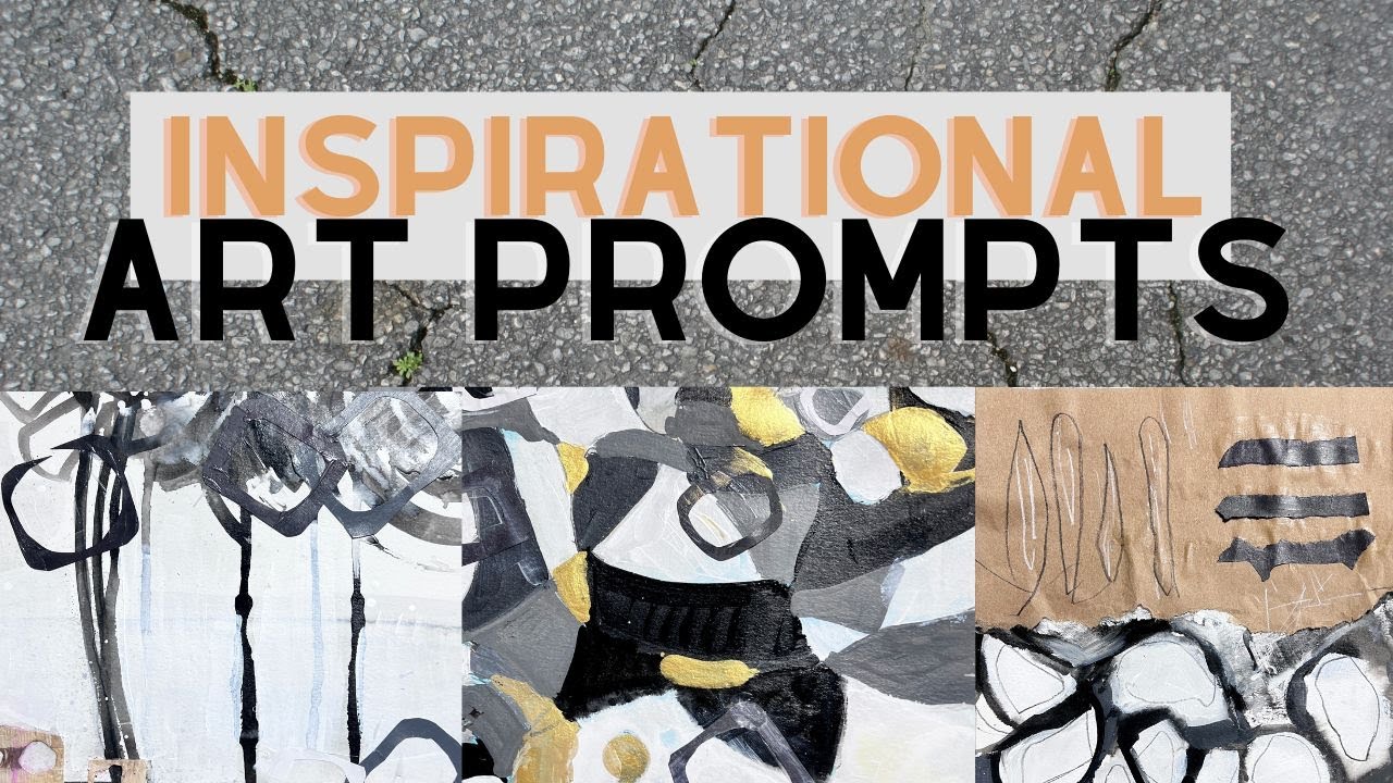 Finding Inspiration | How do you find inspiration? | Prompt that Inspired 4 Paintings!