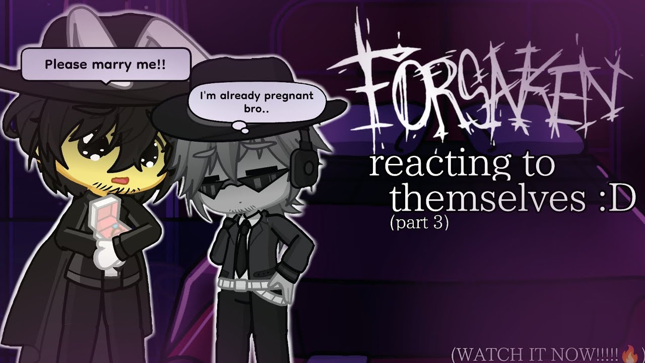 Реакции Forsaken на самих себя || Смешные мемы, пейринги, монтажи || Forsaken Roblox || Gacha React
