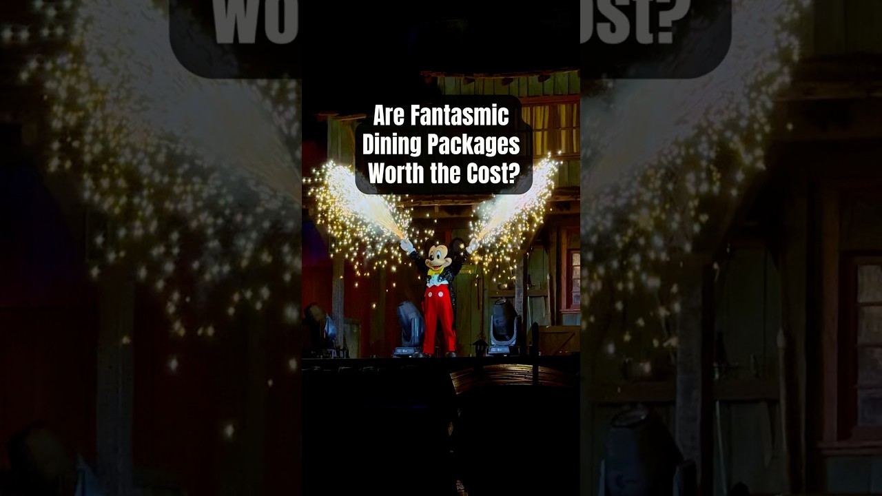 Are Fantasmic Dining Packages Actually Worth the Cost??🤔 #disneyland #fantasmic #disneylandfood