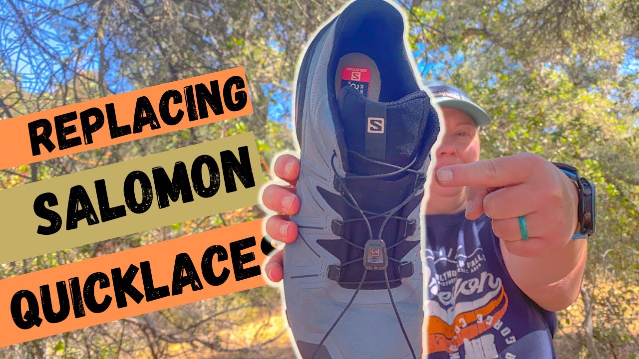 КАК ЗАНОВИТЬ ШНУРОВКУ КРОССОВОК Salomon С ПОМОЩЬЮ РЕМОНТА КОМПЛЕКТА Salomon Quicklace | Учебное п...