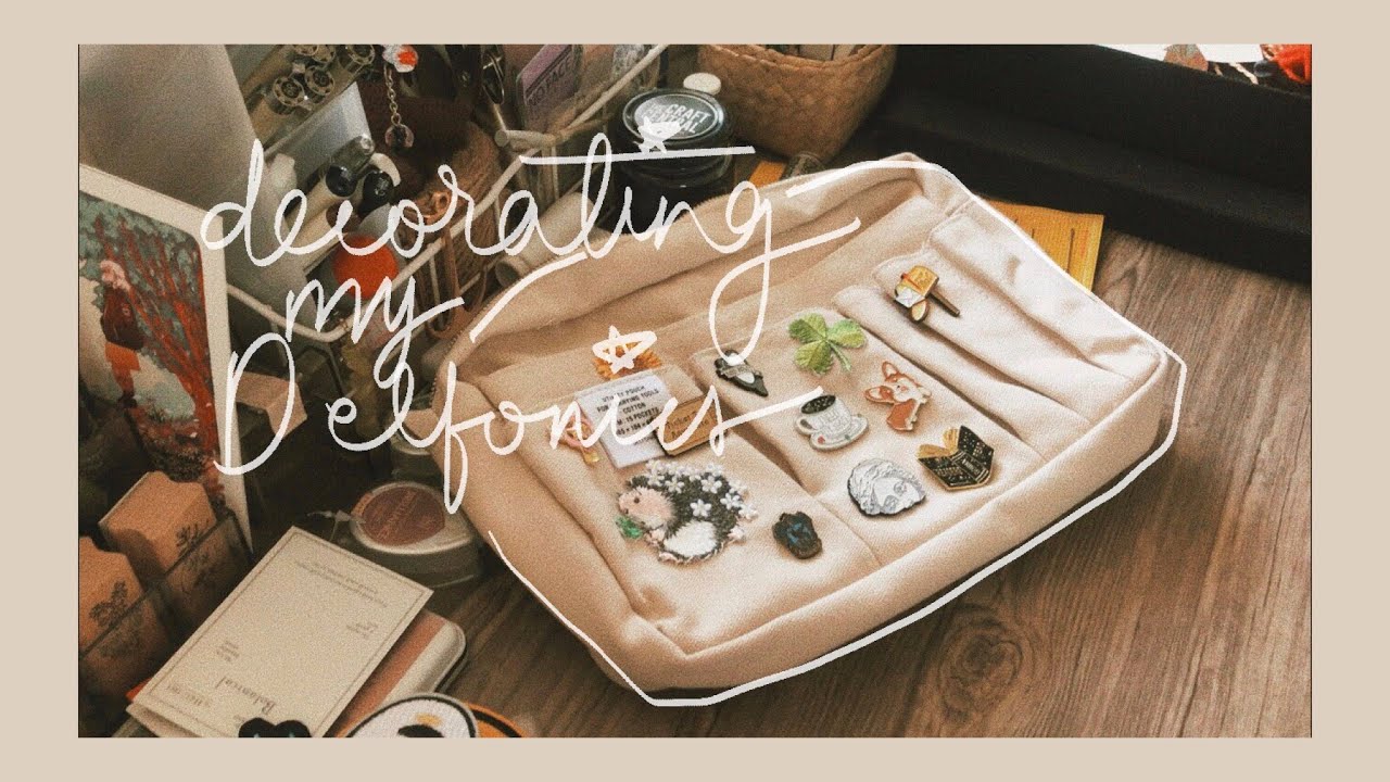 How I decorate my Delfonics pouch (with patches and pins)