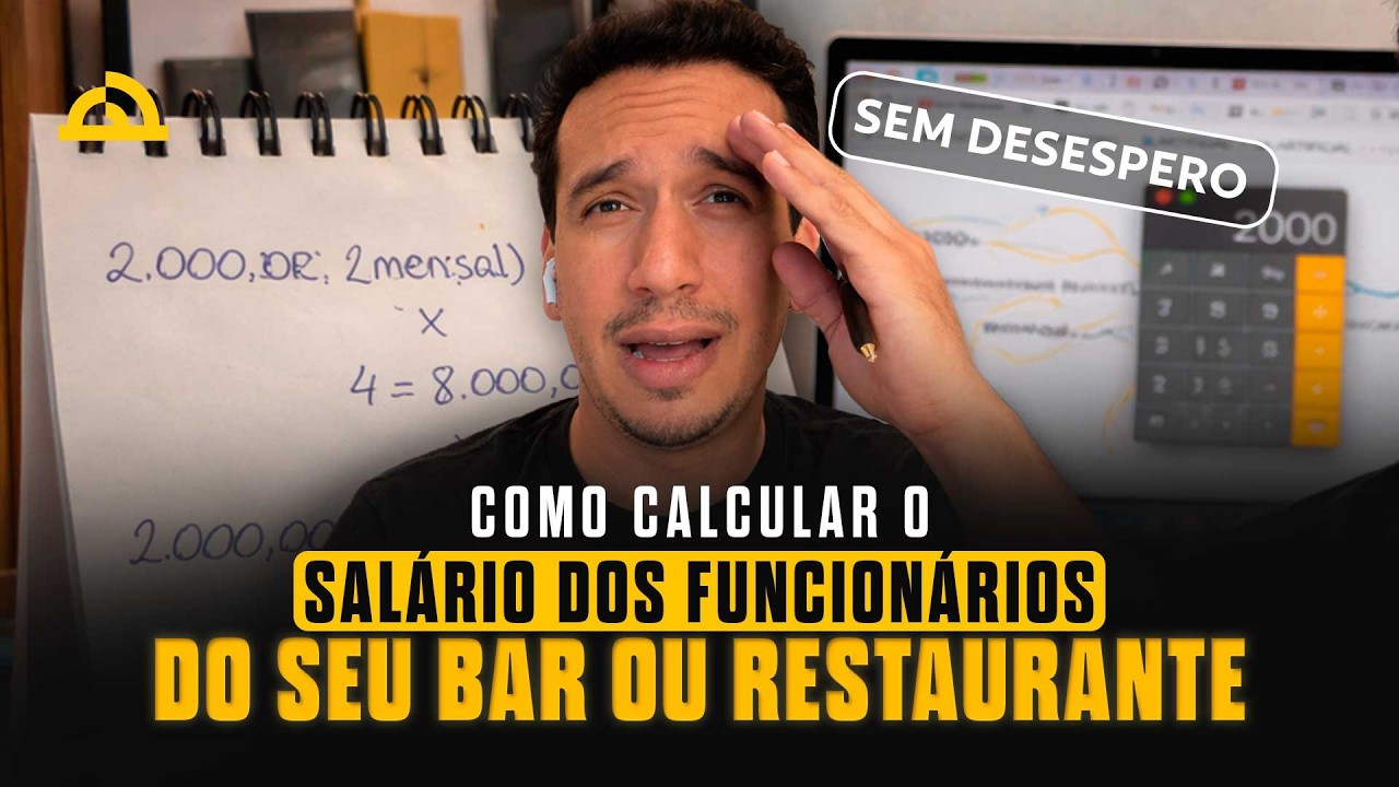 SEM DESESPERO! Como calcular salário dos seus colaboradores no seu Bar, Restaurante, Pizzaria.