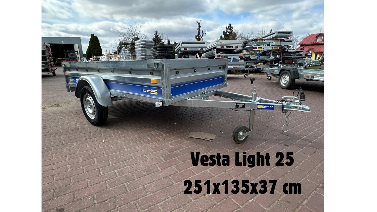 Vesta Light 25 prezentacja przyczepy
