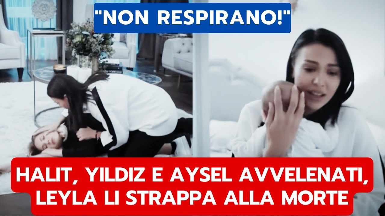 FORBIDDEN FRUIT ANTICIPAZIONI: HALIT, YILDIZ E AYSEL AVVELENATI, LEYLA LI STRAPPA ALLA MORTE