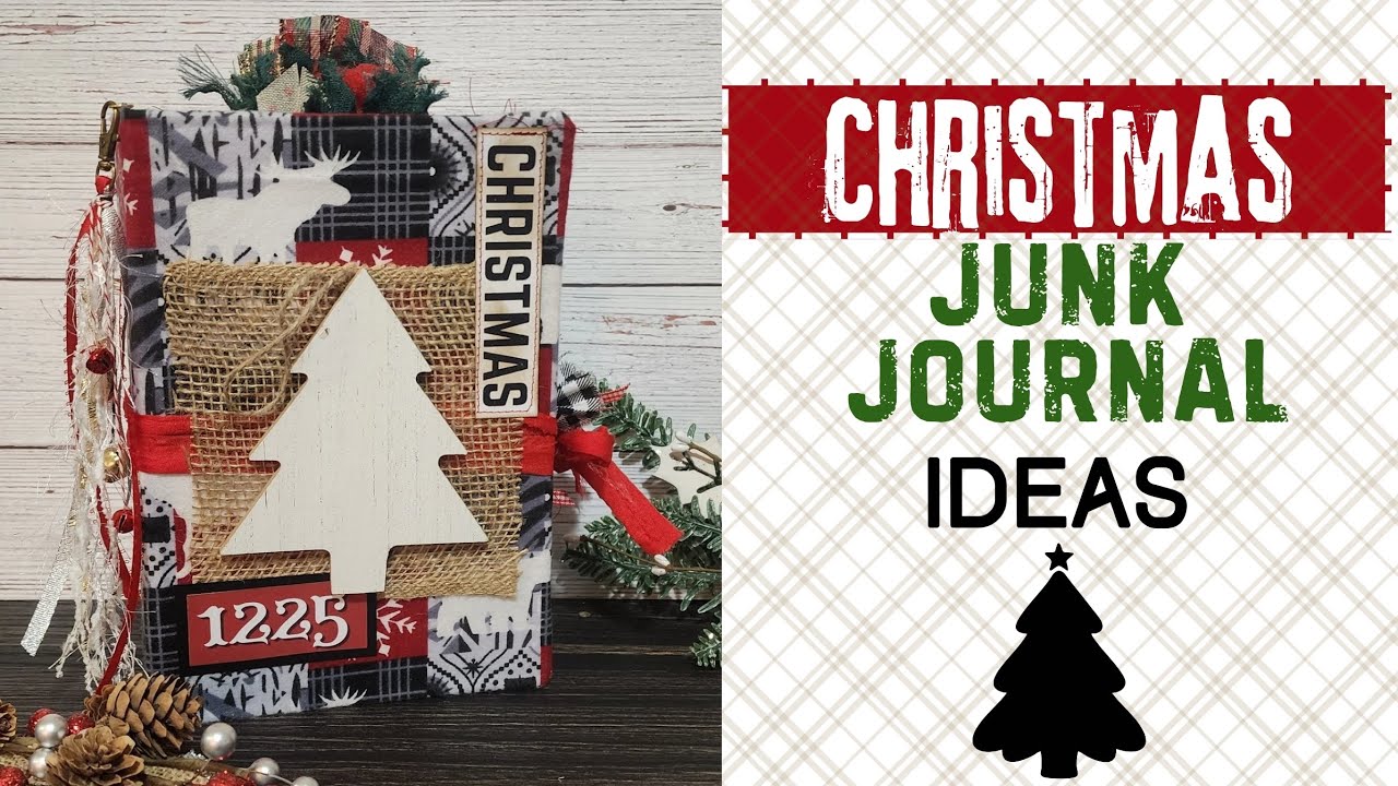 CHRISTMAS 🎄 JUNK JOURNAL Flip Through J33 #junkjournalideas #junkjournal 