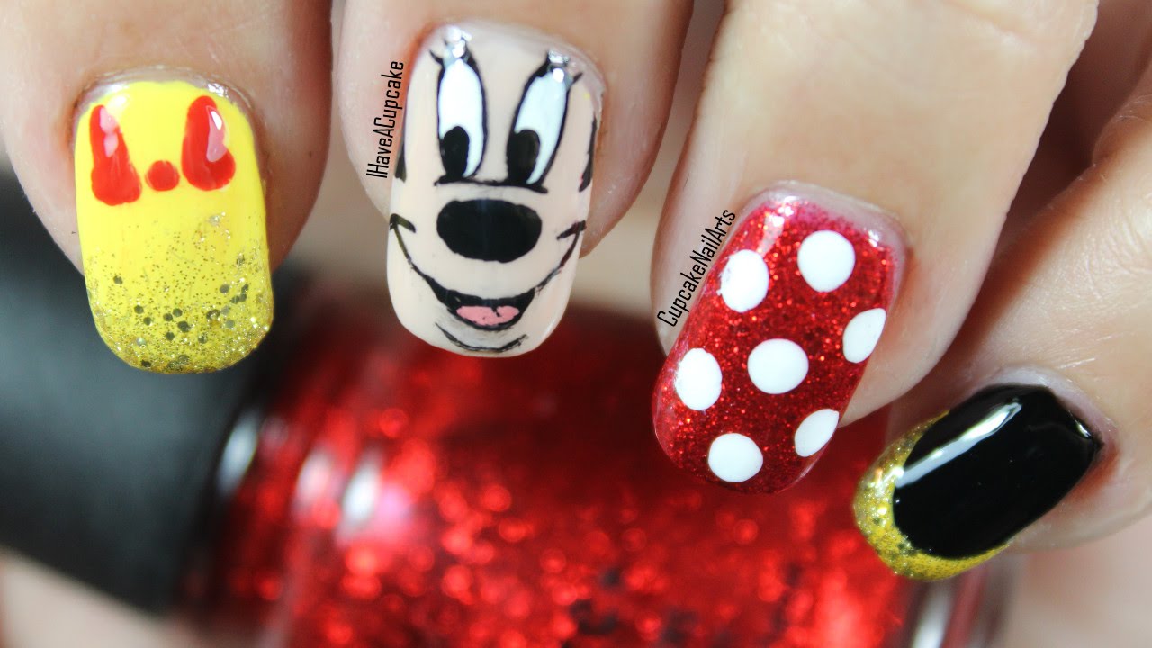 Disney Nail Art *Minnie Mouse*