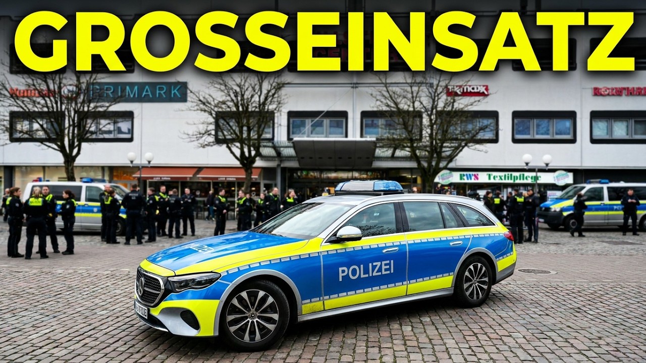 Bedrohungslage in Einkaufszentrum