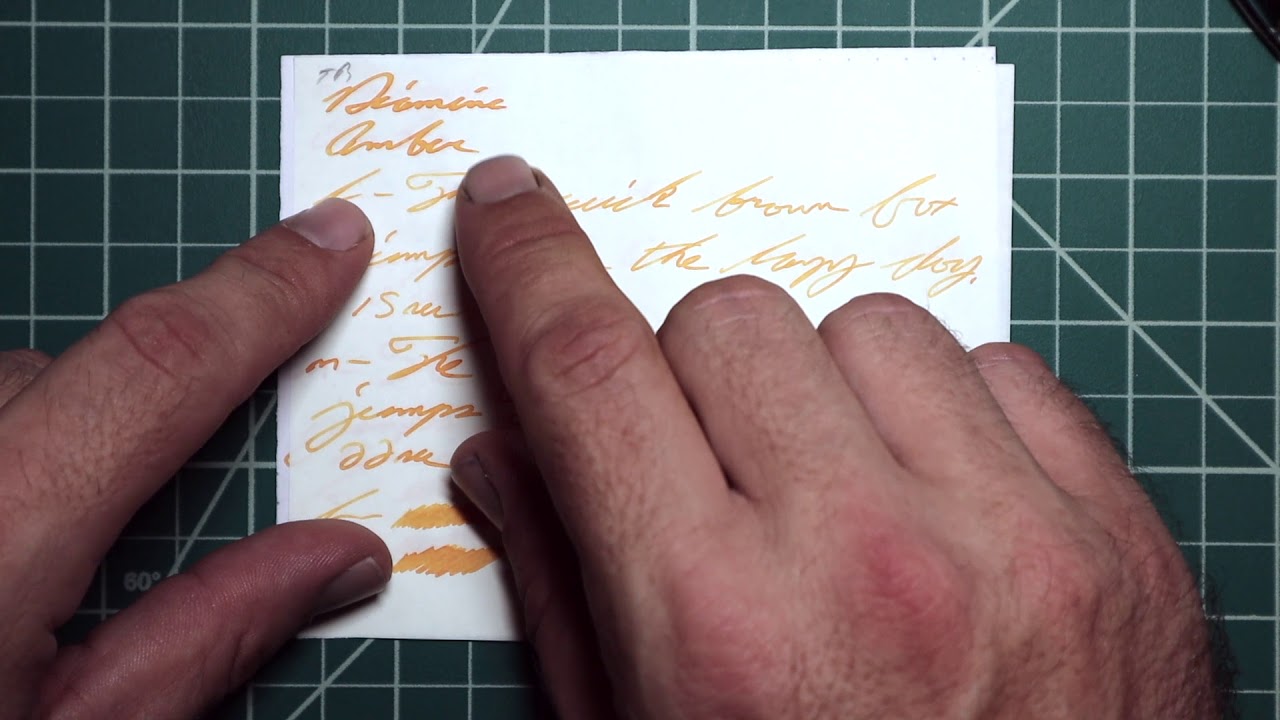 Diamine Amber Fountain Pen Ink #fountainpenink #fountainpens