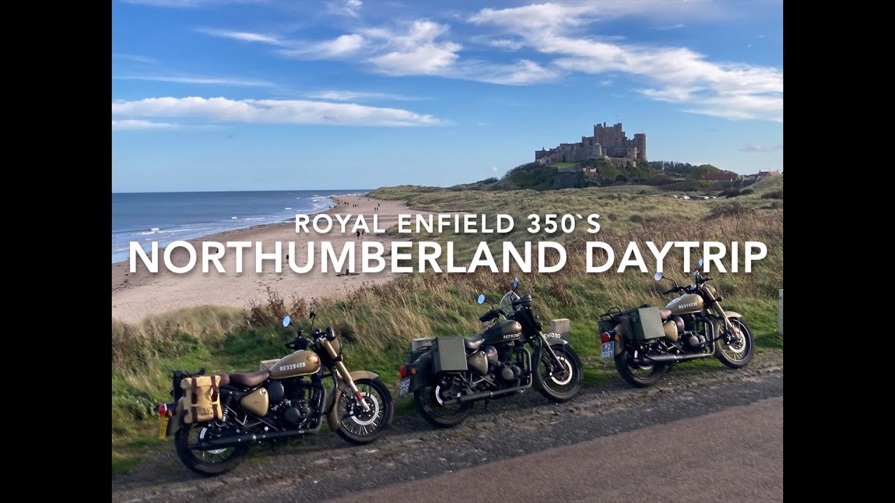Однодневная поездка в Нортумберленд на Royal Enfield 350s