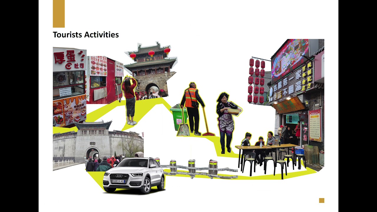 Revitalization spaces in Luoyang's heritage district