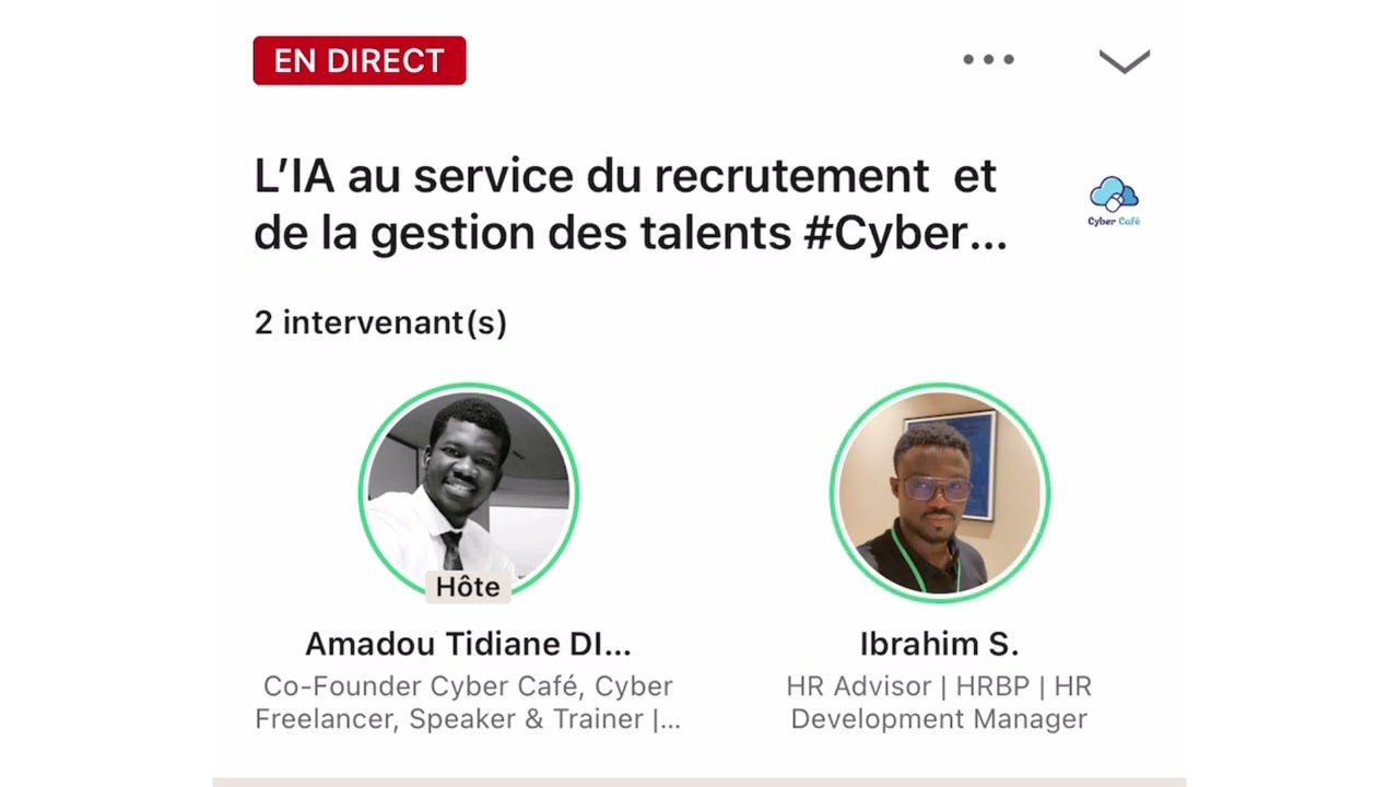 L’IA au service du recrutement et de la gestion des talents #CyberCafe59