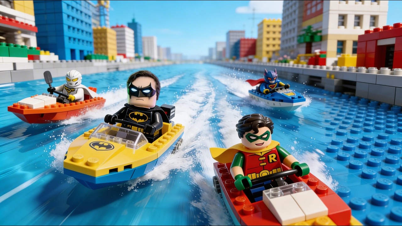 Wyścigi łódkowe | Lego Batman 2 DC Super Heroes #16
