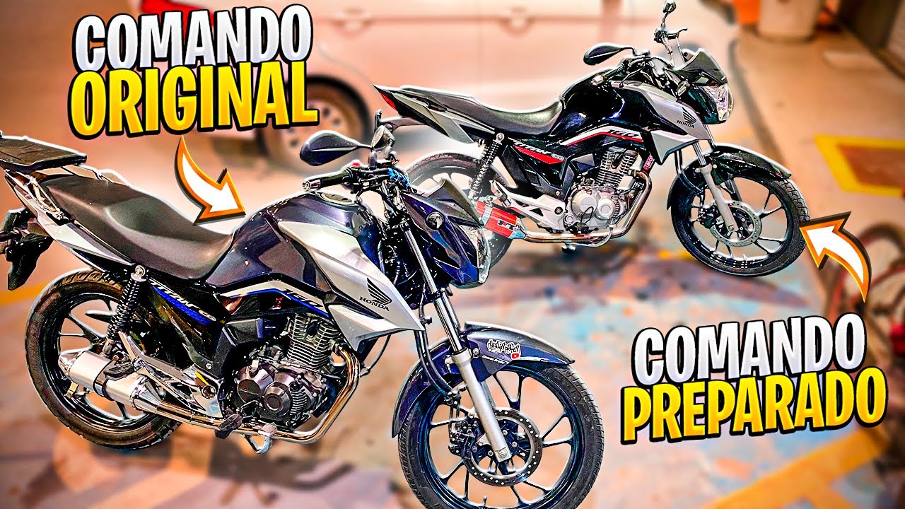 2 TITAN 160 2022 COMANDO ORIGINAL VS COMANDO PREPARADO!