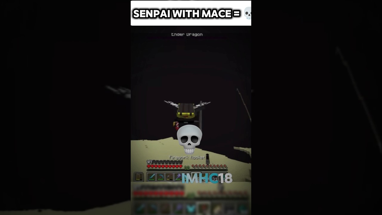 Senpaispider with mace 💀|Grow a garden funk| #minecraft  #senpaispider #shorts