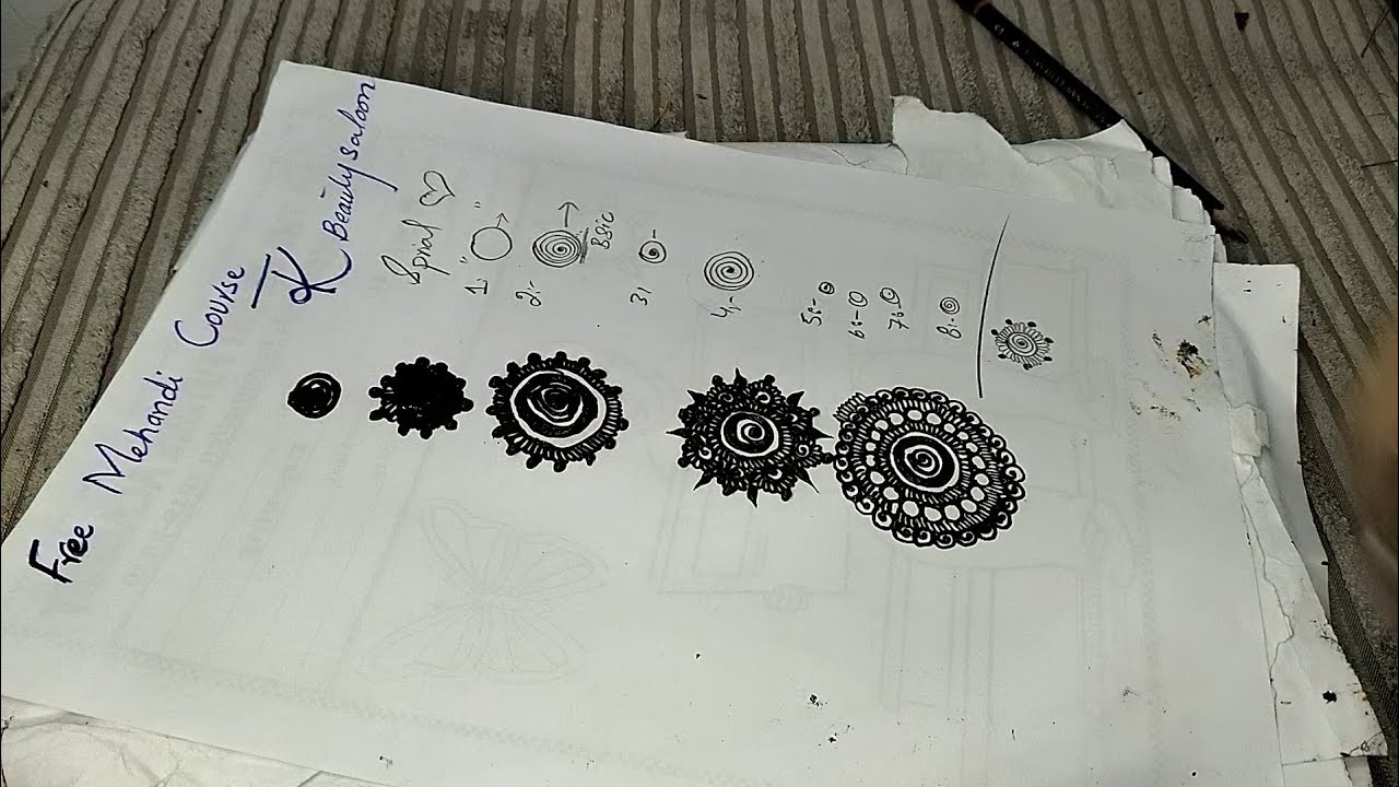 Free mehndicourse day 8 | basic to advance mehndi course with complete information | beginner course