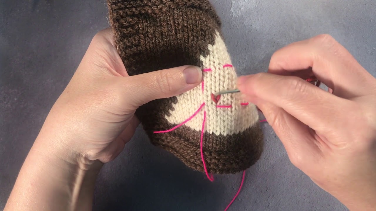 Швейцарская штопка, как это сделать, мастер-класс от Knit School