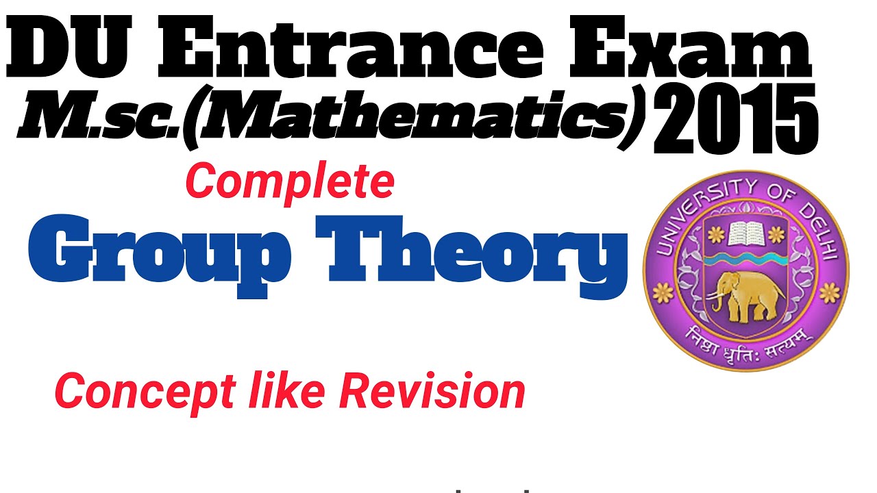 DU Maths Entrance Exam 2015 (Group Theory)||Special Linear Group||Automorphism, Coset