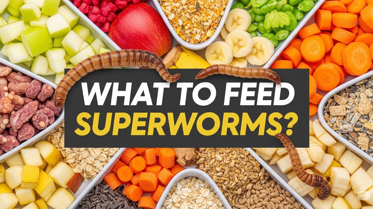 What Superworms Eat: The Ultimate Food Guide of worms.