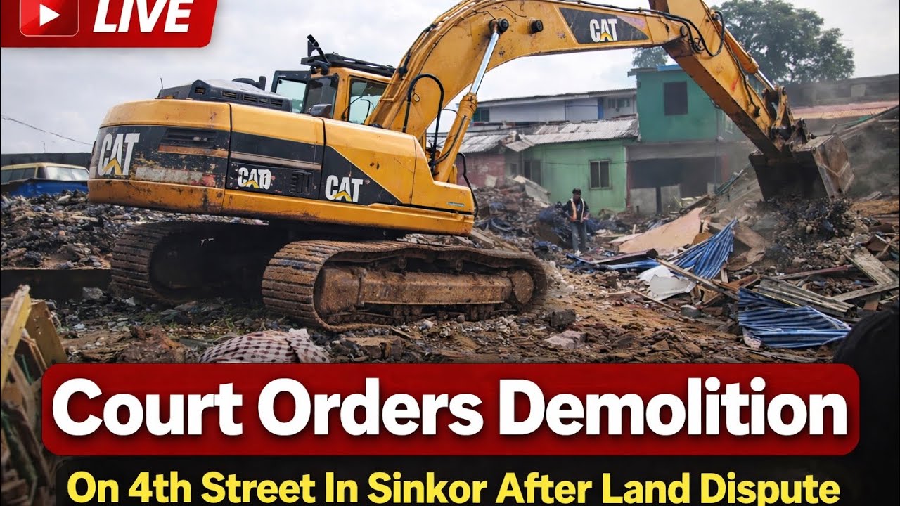 Court Orders Demolition On 4th Street In Sinkor Following Land Dispute. 