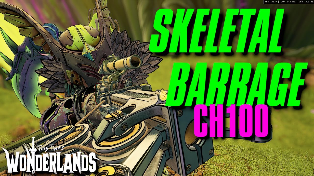 TTWL -  Works in 2025! Skeletal Barrage  CH100 Spore Warden- Best Spore Warden Capstone Build + Save