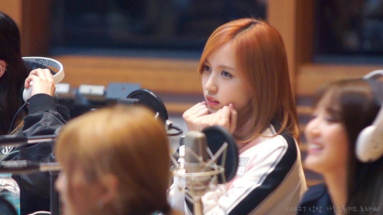 160427 TWICE(트와이스), 미나 '소중한 사랑 (Precious Love)' 방송 중 직캠 @테이의 꿈꾸는 라디오, 상암 가든스튜디오