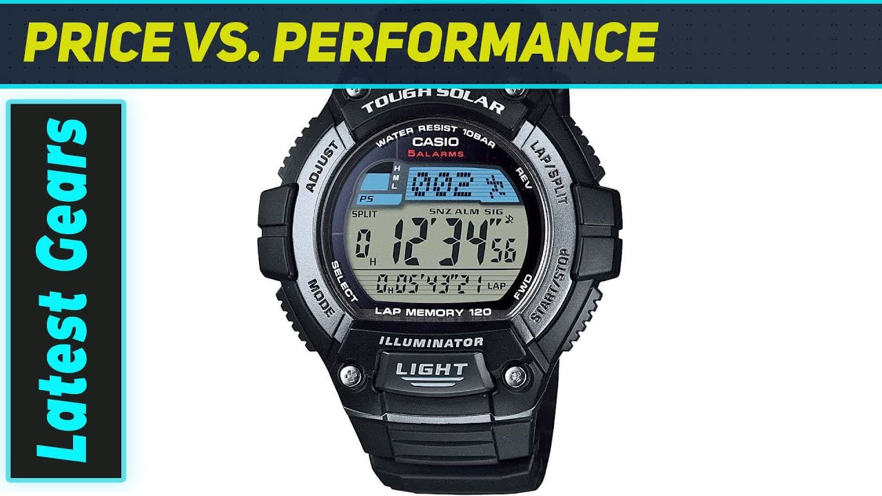 Casio WS220-1A Solar Runner: The Best Tough Solar Watch for Active Lifestyles!