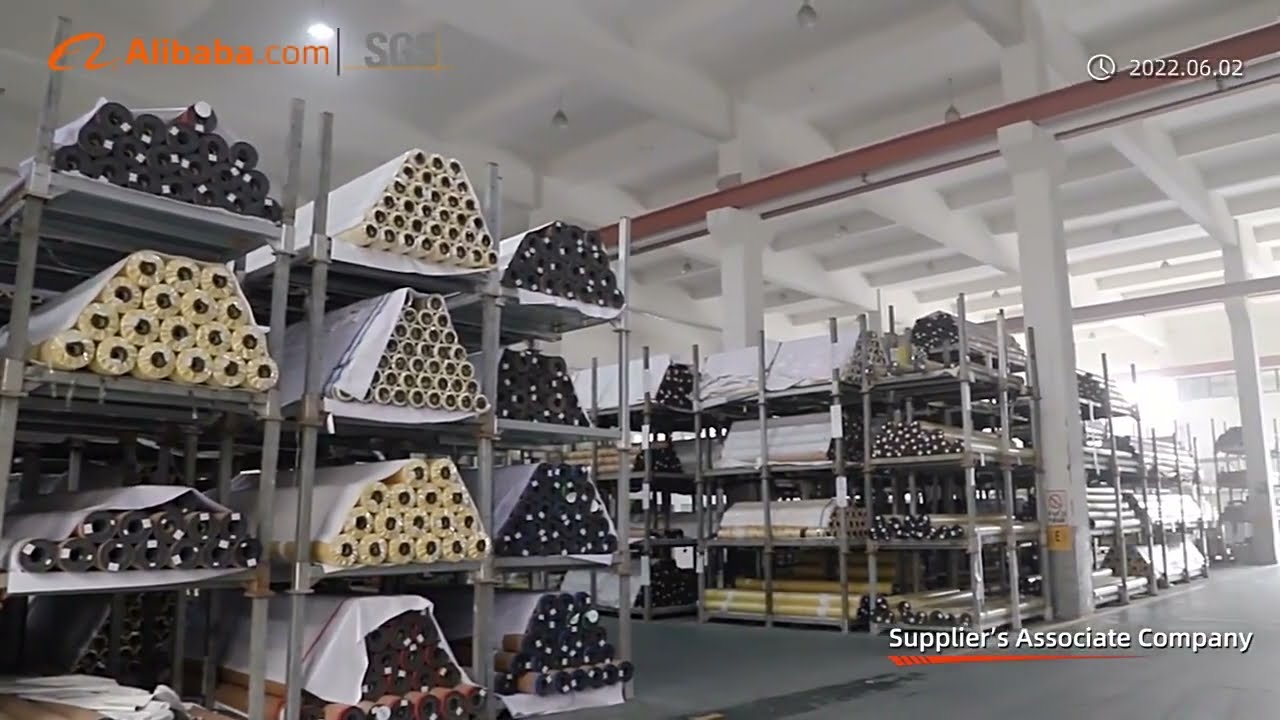 PVC tarpaulin manufacturing factory