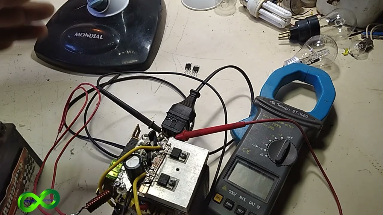 COMO FAZER UM INVERSOR CASEIRO COM TR&Aacute;FO DE FERRO 60HZ