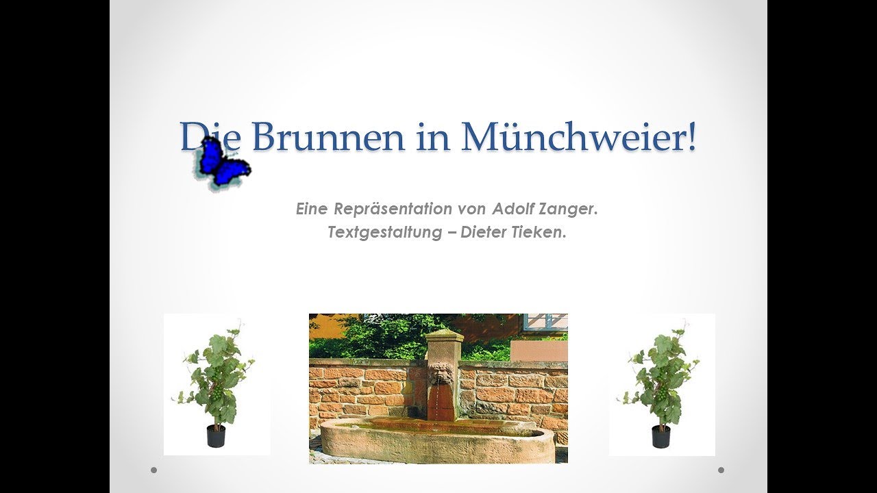 Die Brunnen in Münchweier.