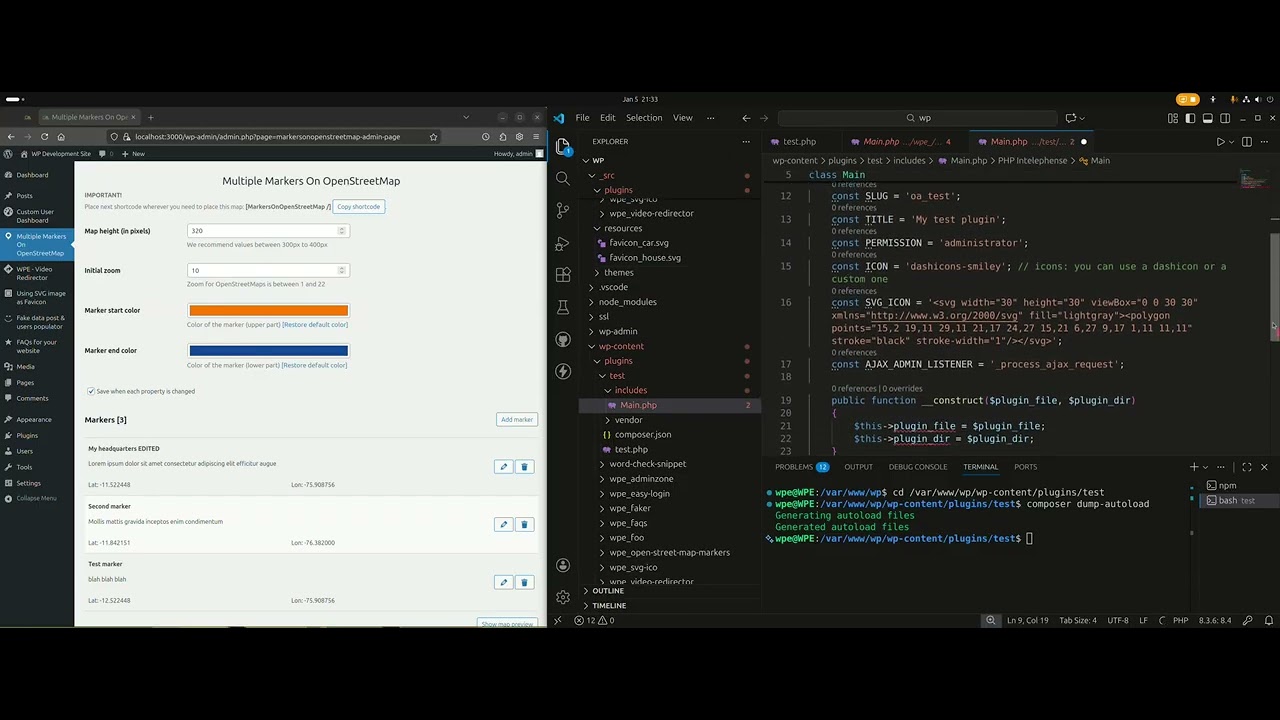 WordPress Custom Plugin Development - Crear manualmente un plugin usando OOP
