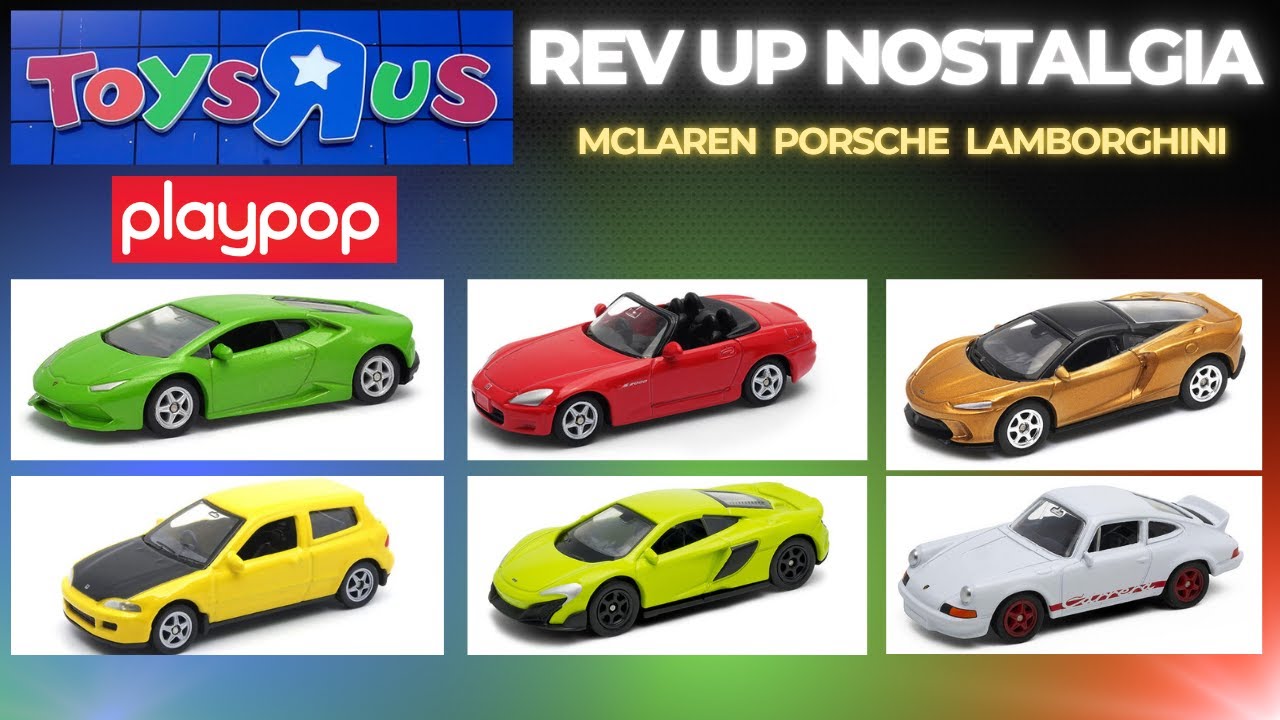 Разбудите свою ностальгию: коллекция масштабных моделей Toys R Us 2026 года, включающая McLaren, ...