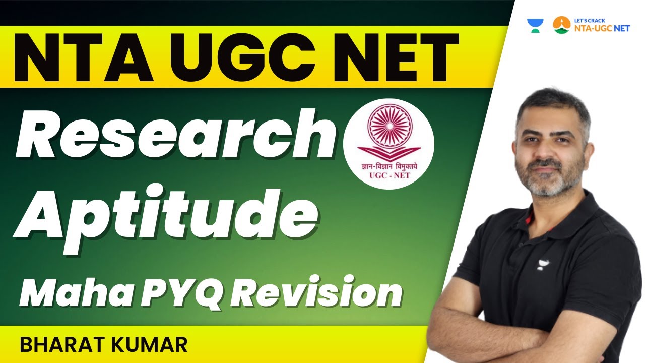 Research Aptitude | Maha PYQ Revision | NTA UGC NET | Bharat Kumar