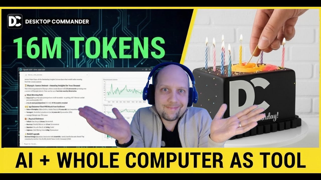 16M Token CSV Analysis, Birthday Cards, Google Nano Banana, BigQuery: Desktop Commander Office Hour