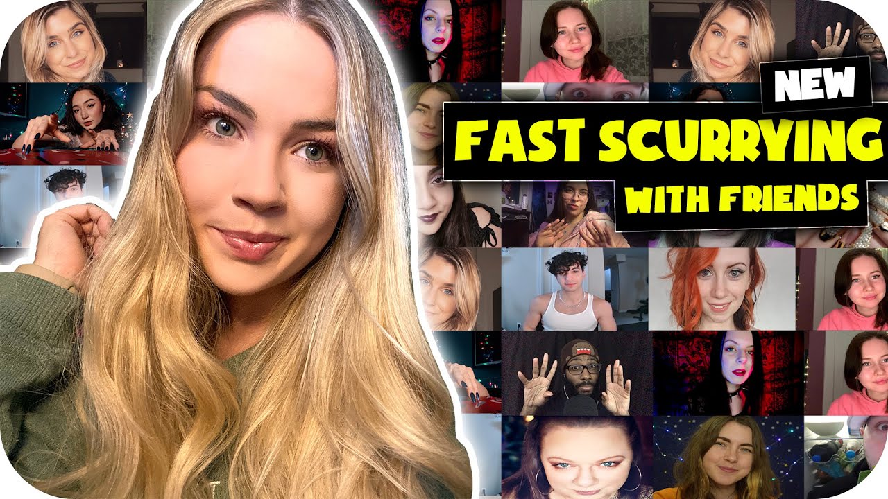 ASMR: Fast Unpredictable Scurrying Up to Camera with Friends 🥰