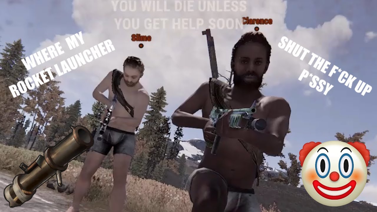 taking a rocket launcher from salty gamers - RUST