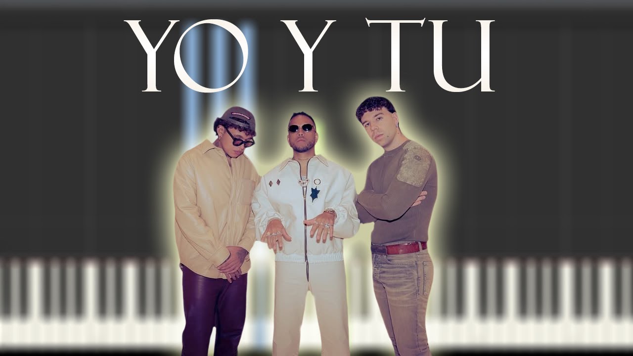 Beéle, Quevedo, Ovy On the Drums - Yo y Tú | Instrumental Piano Tutorial / Partitura / Karaoke /MIDI