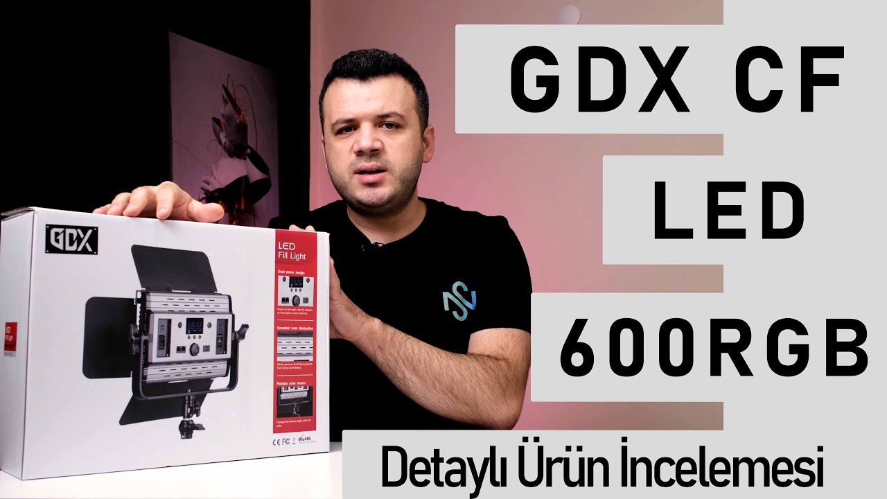 Gdx CF-LED 600RGB Video ve Fotoğraf İçin  Led Panel Işık  Detaylı İncelemesi