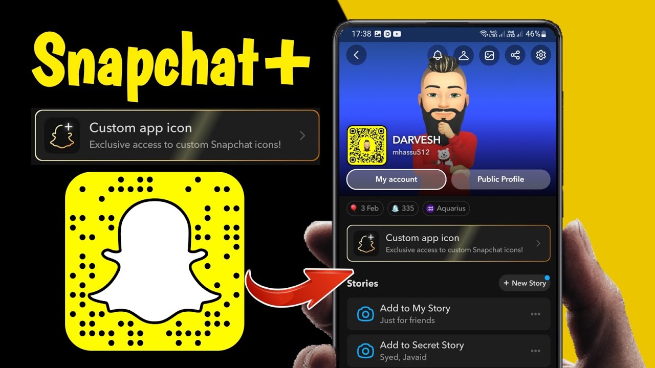 Snapchat+ | Custom App Icons on Snapchat