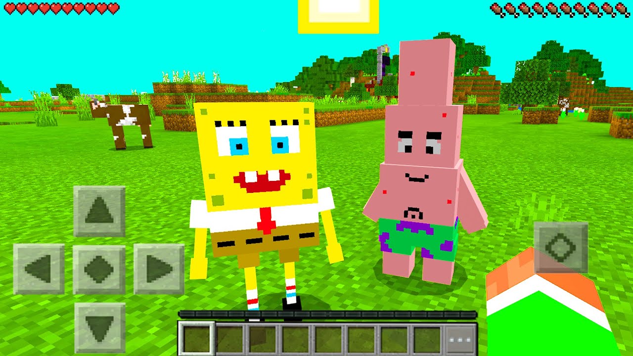 Minecraft PE : SPONGEBOB MOD UPDATE in Minecraft Pocket Edition