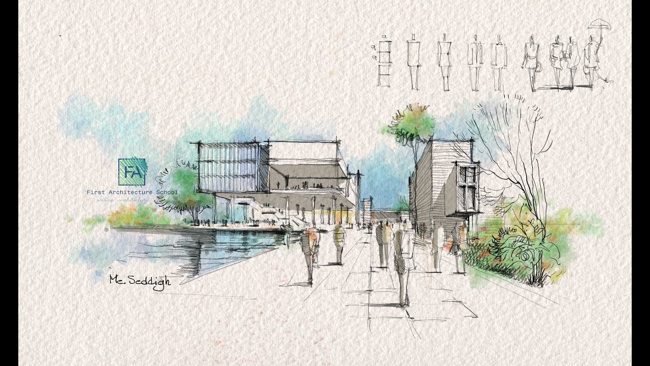 Human Figures For Architectural Sketches Part1 - Architecture Daily Sketches