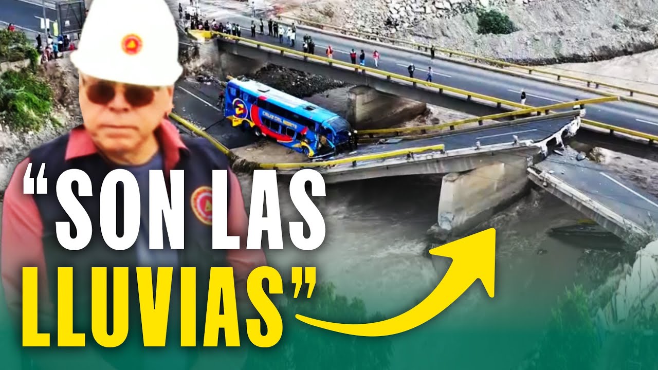 Decano de Colegio de Ingenieros sobre puente caído: 