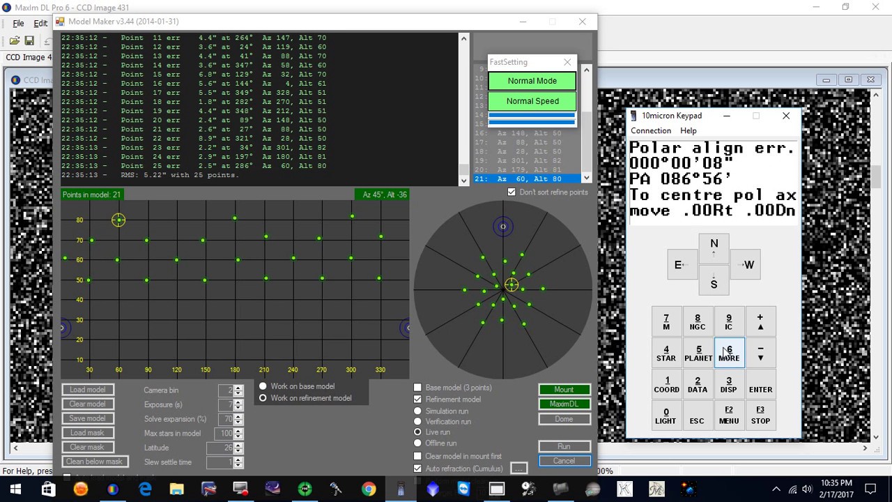 10 MICRON GM 1000 HPS SUPER POLAR ALIGNMENT