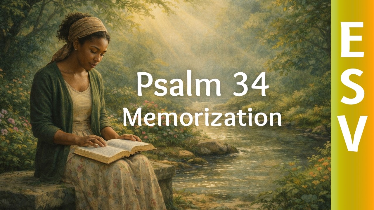 Psalm 34 ESV Memorization Song – Oh, Magnify the LORD with Me – 1 Hour Scripture Loop