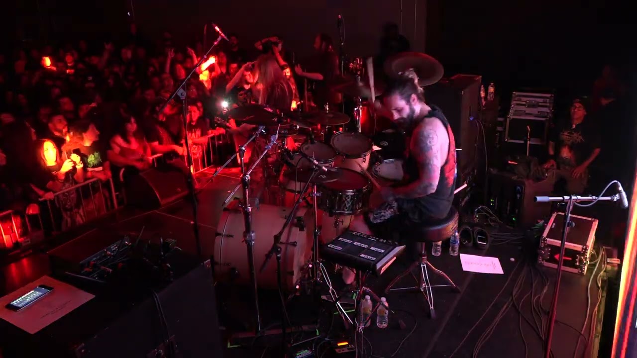 SUFFOCATION Eric Morotti Drum Cam Los Angeles, CA. 6-4-2022