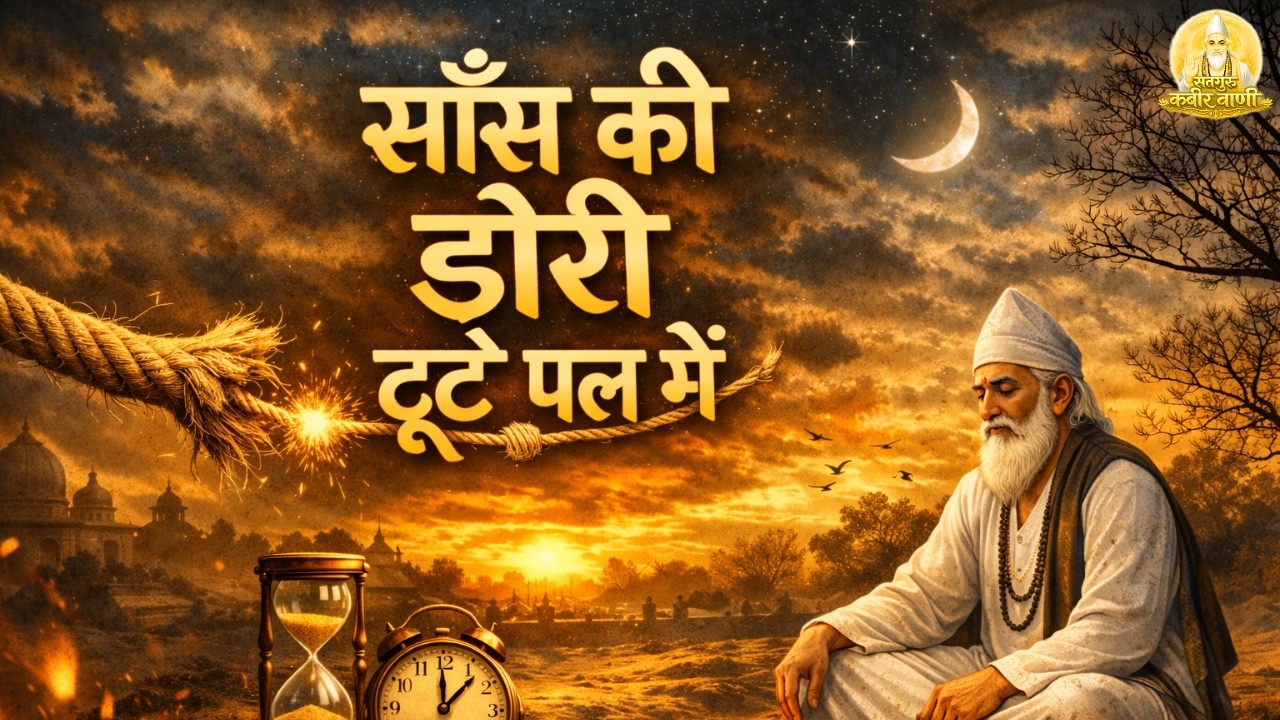 साँस की डोरी टूटे पल में | संत कबीर का गहरा भजन | जीवन की सच्चाई | Kabir Bhajan 2026 #nirgunbhajan