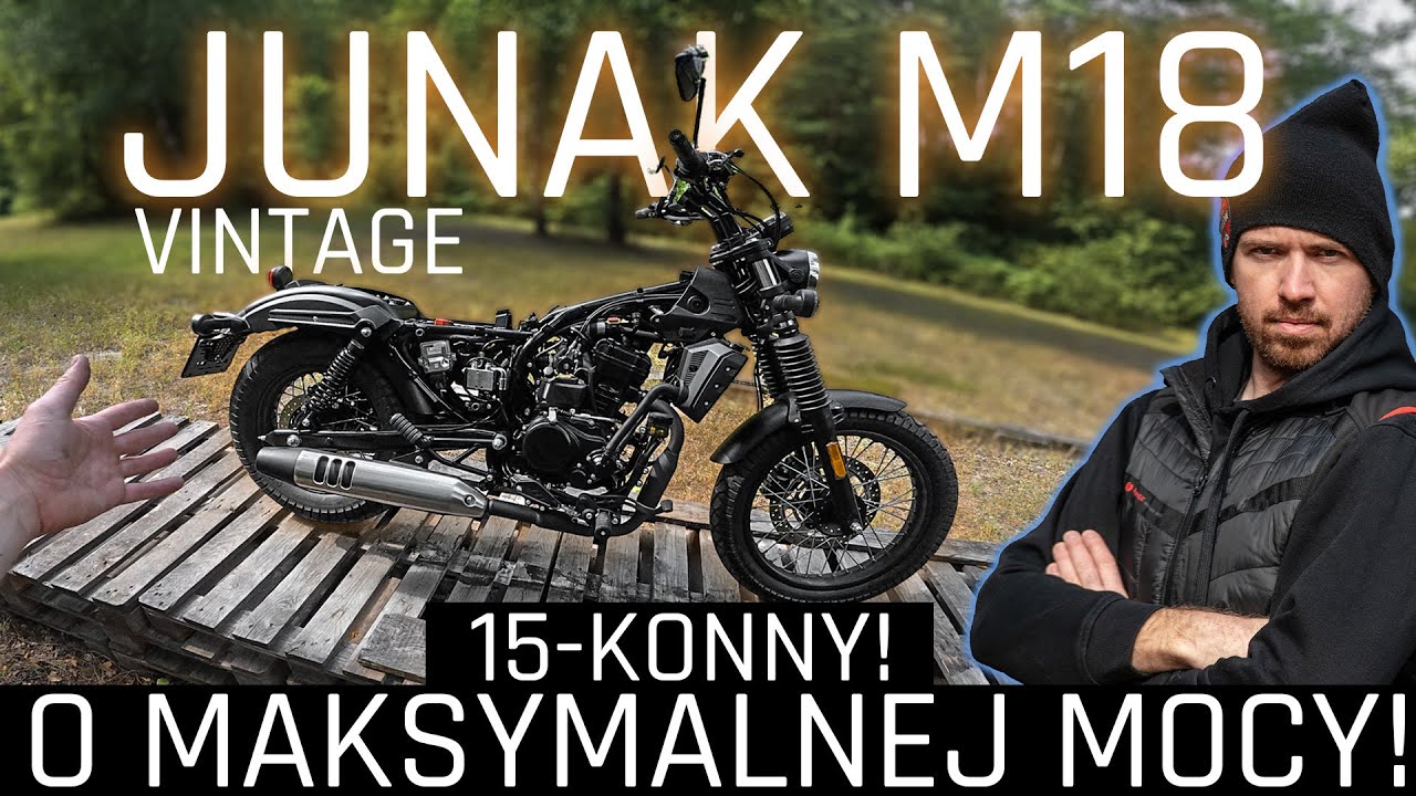 JUNAK M18: 15 KONI! SPRAWDZAM JAK WYGLĄDA POD ZBIORNIKIEM. Godny następca M12 125?