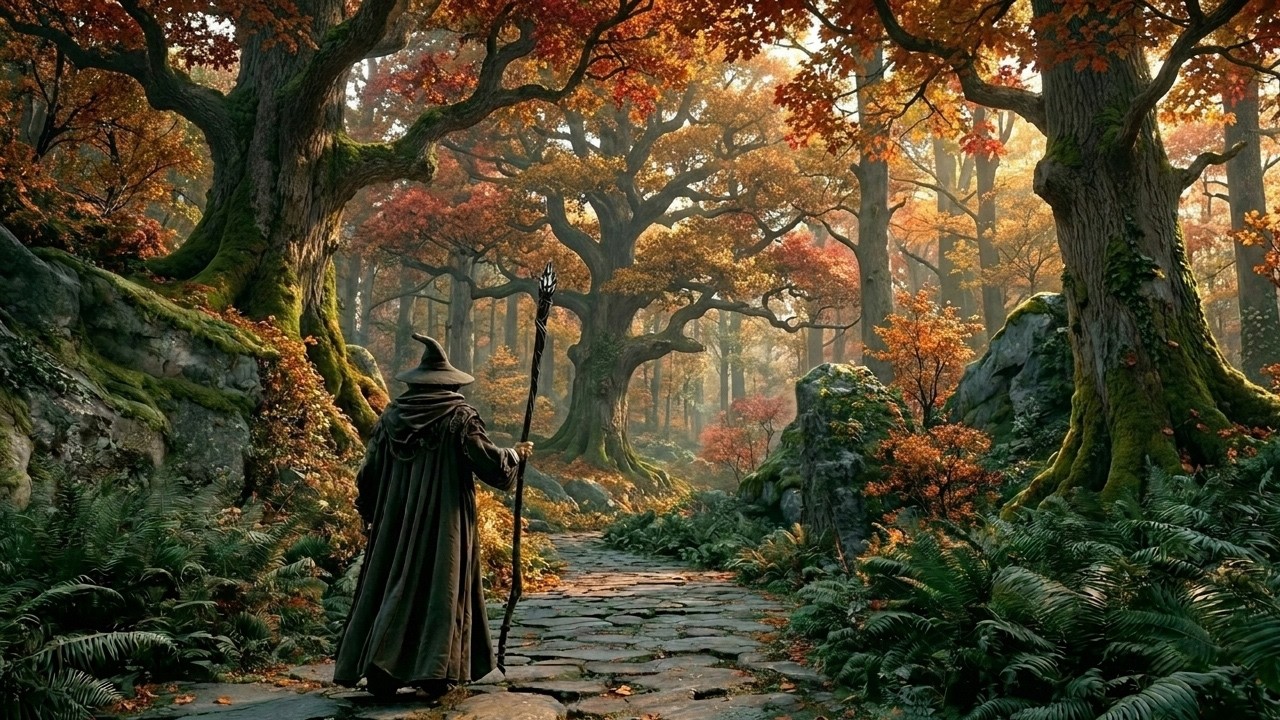 The Elderwood Path of the Forest Mage | Medieval Fantasy Music & Animated Ambience